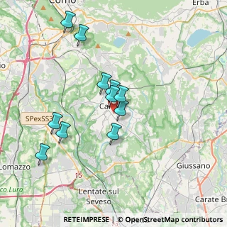 Mappa Via XI Febbraio, 22063 Cantù CO, Italia (3.26727)