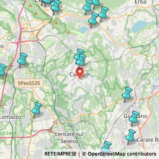 Mappa Via Undici Febbraio, 22063 Cantù CO, Italia (7.0665)