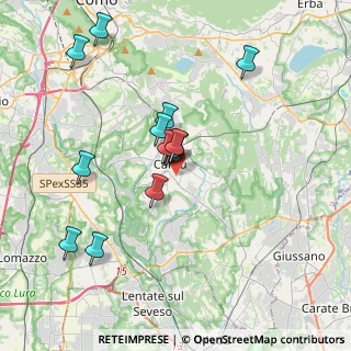 Mappa Via Undici Febbraio, 22063 Cantù CO, Italia (3.34571)