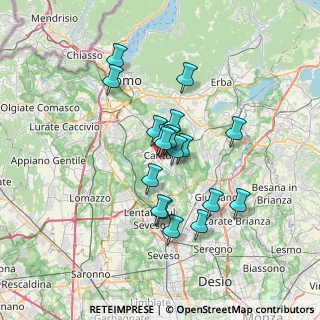 Mappa Via XI Febbraio, 22063 Cantù CO, Italia (5.455)