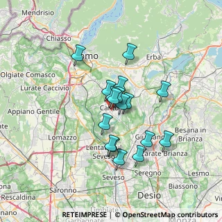 Mappa Via Undici Febbraio, 22063 Cantù CO, Italia (5.16471)