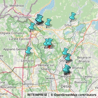 Mappa Via XI Febbraio, 22063 Cantù CO, Italia (8.27)