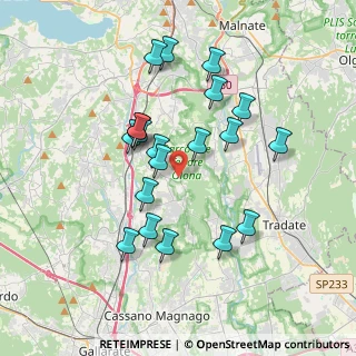 Mappa Via Costa Comune, 21040 Caronno Varesino VA, Italia (3.3665)