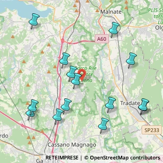 Mappa Via Costa Comune, 21040 Caronno Varesino VA, Italia (5.00286)