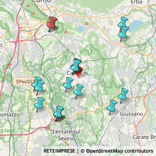Mappa Via Brighi, 22063 Cantù CO, Italia (4.34471)