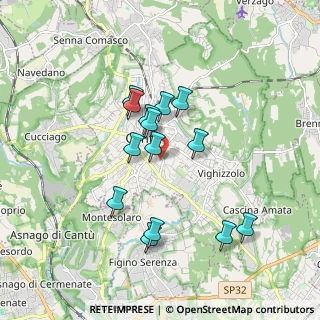 Mappa Via Brighi, 22063 Cantù CO, Italia (1.53214)