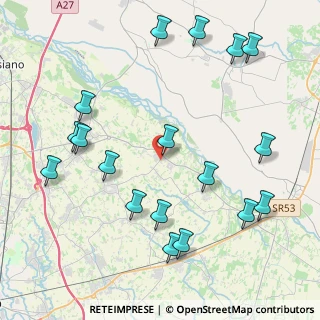 Mappa Via della Libertà, 31052 Maserada sul Piave TV, Italia (4.87556)