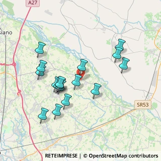 Mappa Via della Libertà, 31052 Maserada sul Piave TV, Italia (3.56588)
