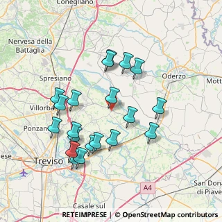 Mappa Via della Libertà, 31052 Maserada sul Piave TV, Italia (7.277)
