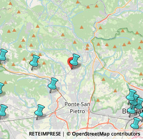 Mappa Via Castel Gandosso, 24030 Almenno San Bartolomeo BG, Italia (7.256)