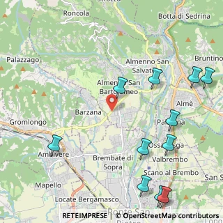 Mappa Via Aldo Moro, 24030 Almenno San Bartolomeo BG, Italia (2.80091)