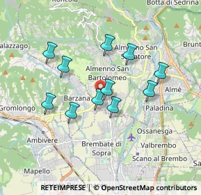 Mappa Via Castel Gandosso, 24030 Almenno San Bartolomeo BG, Italia (1.52364)