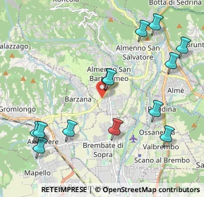 Mappa Via Aldo Moro, 24030 Almenno San Bartolomeo BG, Italia (2.34692)