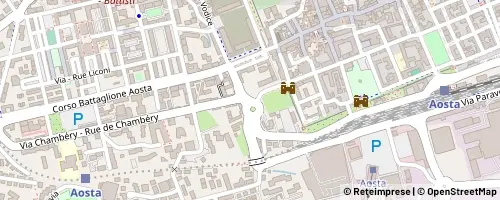 Mappa Aosta