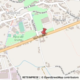 Mappa Via Europa, 30, 36014 Santorso VI, Italia, 36014 Santorso, Vicenza (Veneto)