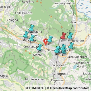 Mappa Via Mons. Mozzanica, 23889 Olgiate Molgora LC, Italia (1.5775)