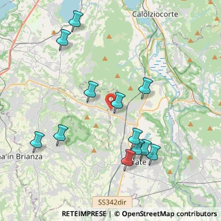 Mappa Via Mons. Mozzanica, 23889 Olgiate Molgora LC, Italia (4.30667)