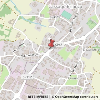Mappa Via N. Sauro, n? 94, 23893 Cassago Brianza, Lecco (Lombardia)