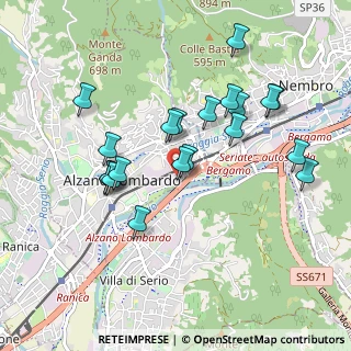 Mappa Viale Piave, 24022 Alzano Lombardo BG, Italia (0.8975)