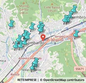 Mappa Viale Piave, 24022 Alzano Lombardo BG, Italia (1.09)