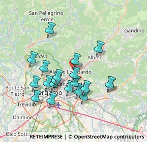 Mappa Viale Piave, 24022 Alzano Lombardo BG, Italia (6.677)