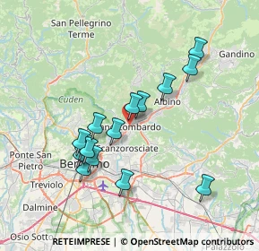 Mappa Viale Piave, 24022 Alzano Lombardo BG, Italia (6.74133)