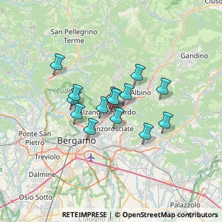 Mappa Viale Piave, 24022 Alzano Lombardo BG, Italia (5.05429)