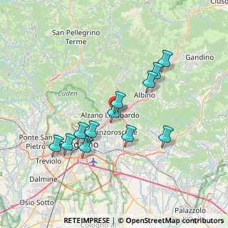 Mappa Viale Piave, 24022 Alzano Lombardo BG, Italia (6.69333)