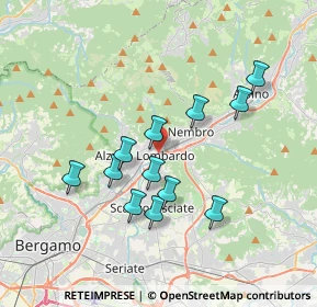 Mappa Viale Piave, 24022 Alzano Lombardo BG, Italia (3.205)