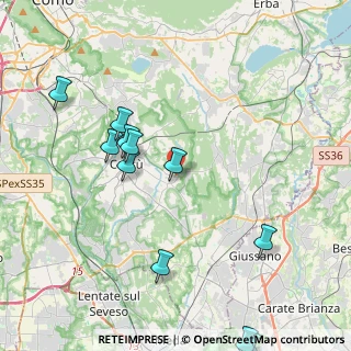 Mappa Via Padova, 22063 Cantù CO, Italia (4.74182)