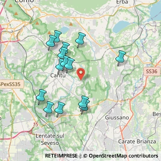 Mappa Via Padova, 22063 Cantù CO, Italia (3.65143)