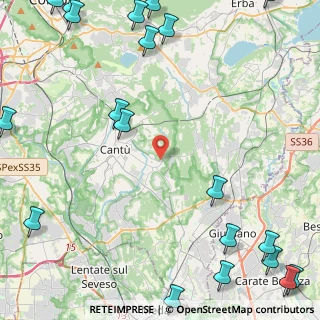 Mappa Via Padova, 22063 Cantù CO, Italia (7.3395)
