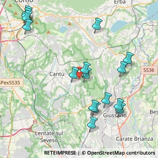 Mappa Via Padova, 22063 Cantù CO, Italia (4.96563)