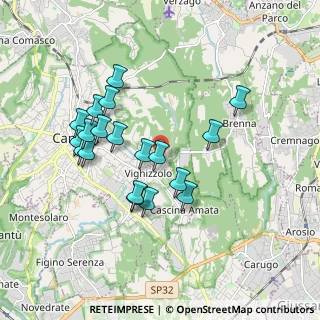 Mappa Via Padova, 22063 Cantù CO, Italia (1.68632)