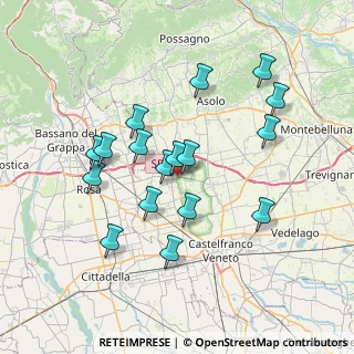 Mappa Via Callalta, 31037 Loria TV, Italia (6.76294)