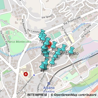 Mappa Via Andrea Fantoni, 24022 Alzano Lombardo BG, Italia (0.141)