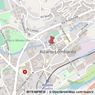 Mappa Via Francesco Adobati,  5, 24022 Alzano Lombardo, Bergamo (Lombardia)
