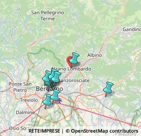 Mappa Via Provinciale, 24022 Alzano Lombardo BG, Italia (6.72909)