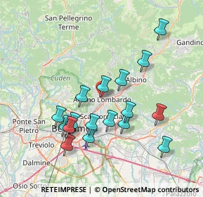 Mappa Via Provinciale, 24022 Alzano Lombardo BG, Italia (7.13824)
