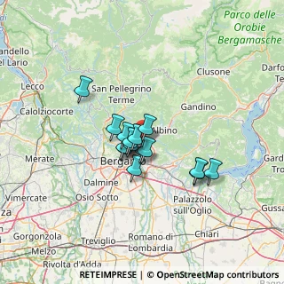 Mappa Via Provinciale, 24022 Alzano Lombardo BG, Italia (8.784)