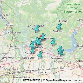 Mappa Via Provinciale, 24022 Alzano Lombardo BG, Italia (10.6225)