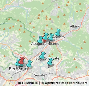 Mappa Via Provinciale, 24022 Alzano Lombardo BG, Italia (3.69545)