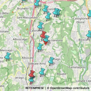 Mappa Via Castiglioni, 21040 Caronno Varesino VA, Italia (2.81278)