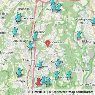 Mappa Via Castiglioni, 21040 Caronno Varesino VA, Italia (3.198)