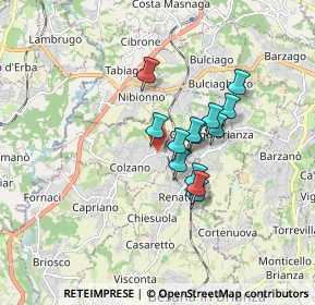 Mappa Via Alessandro Volta, 20837 Veduggio Con Colzano MB, Italia (1.19923)