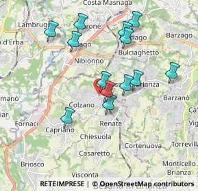 Mappa Via Alessandro Volta, 20837 Veduggio Con Colzano MB, Italia (1.73538)