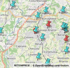 Mappa Via Alessandro Volta, 20837 Veduggio Con Colzano MB, Italia (2.971)