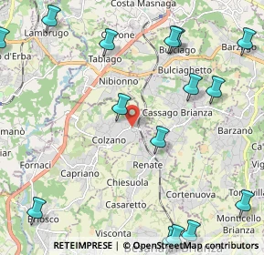 Mappa Via Alessandro Volta, 20837 Veduggio Con Colzano MB, Italia (3.13824)