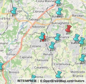 Mappa Via Alessandro Volta, 20837 Veduggio Con Colzano MB, Italia (2.81615)