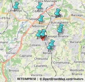 Mappa Via Alessandro Volta, 20837 Veduggio Con Colzano MB, Italia (1.58917)